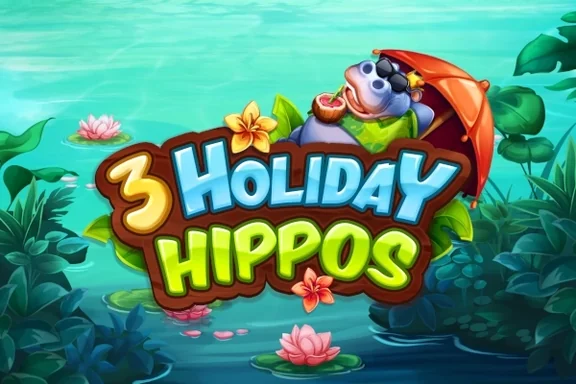 Capa do slot 3 Holiday Hippos