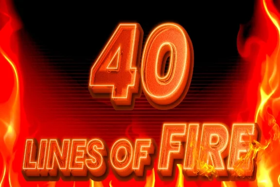 Capa do slot 40 Lines of Fire